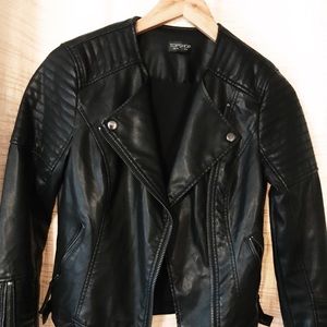 Topshop leather jacket